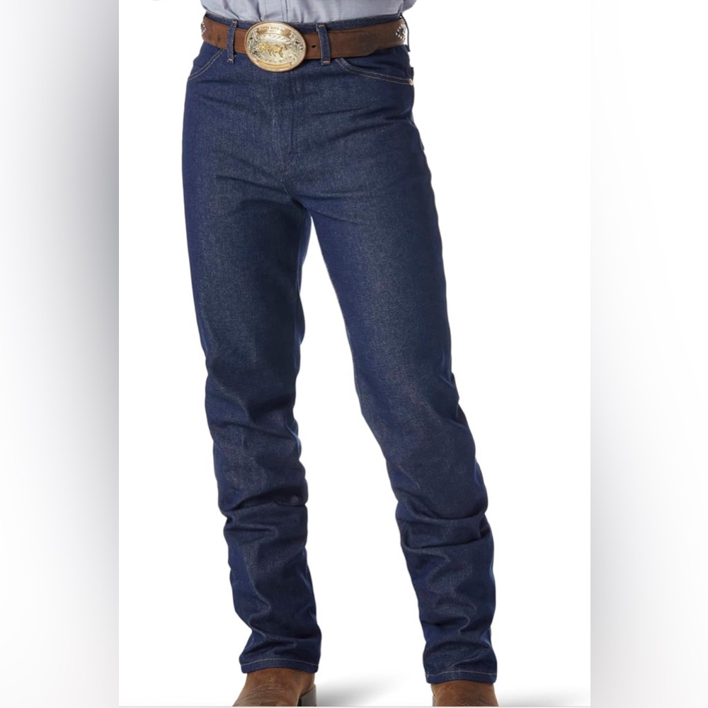 Wrangler 36 MWZ slim fit dark wash jeans 34 x 30